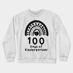 100 Days of Kindergarten Rainbow Crewneck Sweatshirt